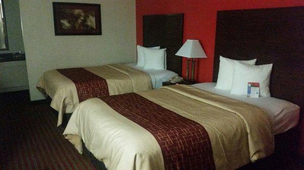 The renovated rooms were a little nicer than the standard.