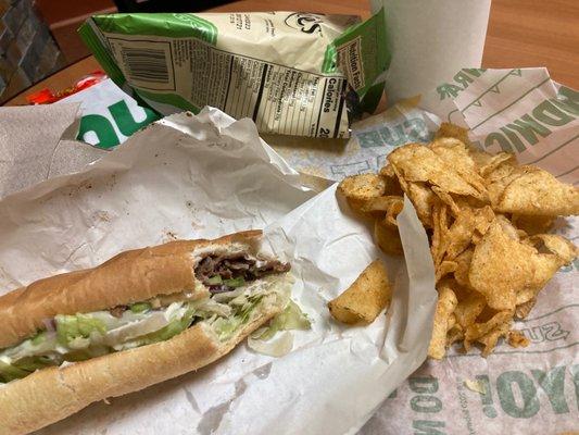 Subway Club Meal!