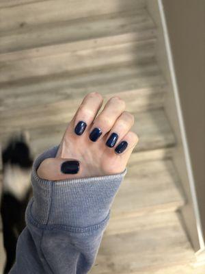 gel nail manicure