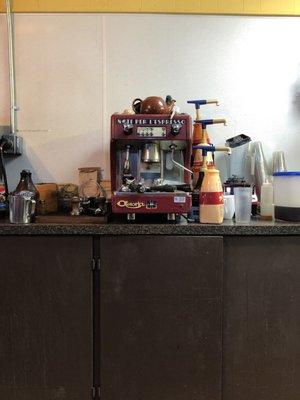 Cool antique coffee machine