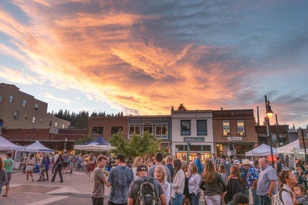 Looking forward to more scenes like this at Truckee Thursdays!