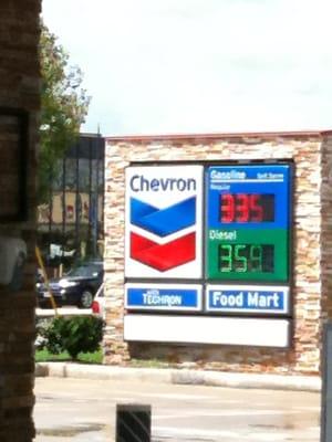 Oh my, gas price went up again.