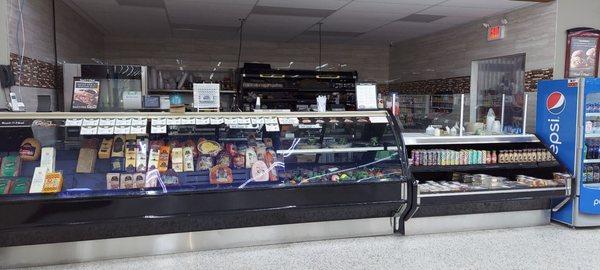 Deli counter.