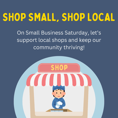 Happy National Small Business Saturday! Today, we celebrate the hardworking small business owners who are vital to our commun...