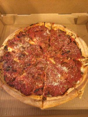 Chicago style deep dish