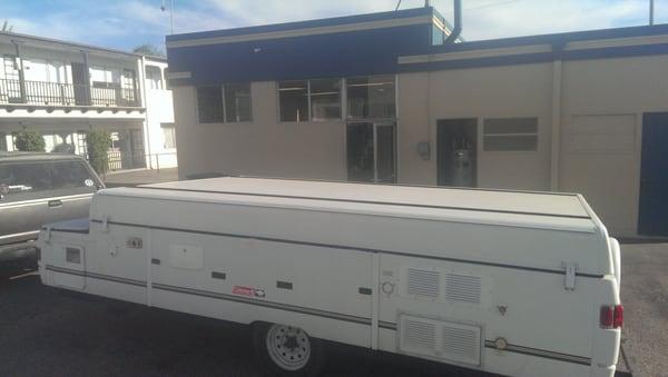 Lost keys for this pop-up camper trailer, Ventura Locksmith made new ones in less than 30 mins.