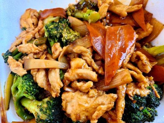 Chicken and broccoli