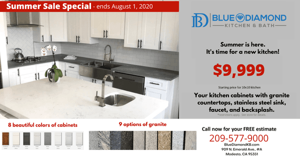 Get your new kitchen before the summer ends!