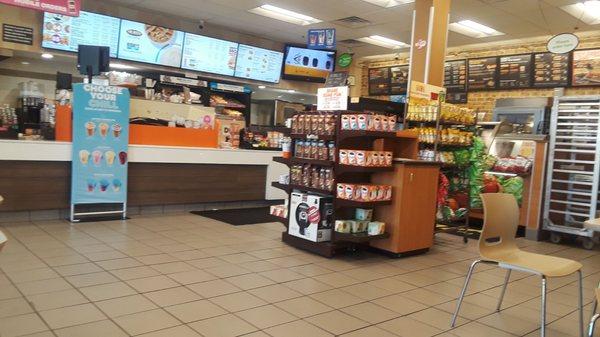 Subway shares space with Dunkin' Donuts