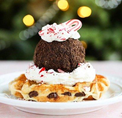 Peppermint Love Waffle - Waffle Love Round Rock