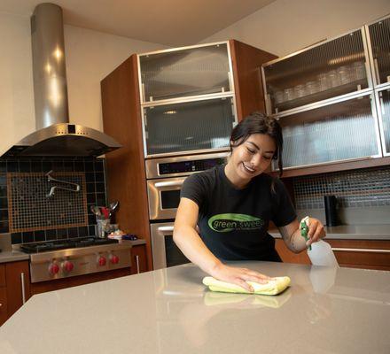 sanitizing your kitchen counters is always important