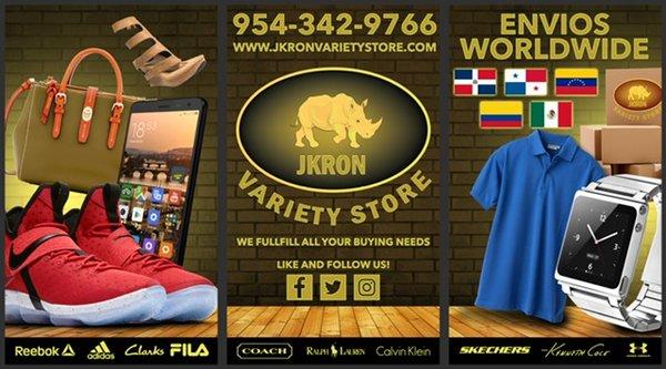 Ad for Jkron Variety Store