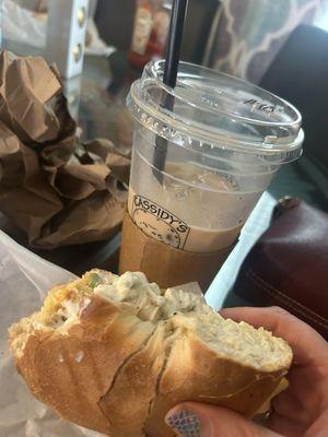 Joe Sandwich and 4-2-1 iced coffee