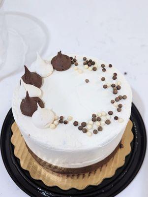 Black and white cake