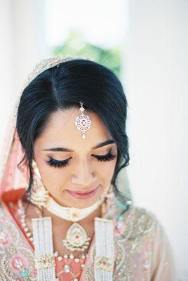 Indian bridal makeup