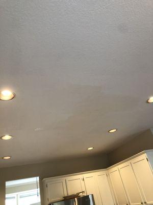 Water damage drywall repair