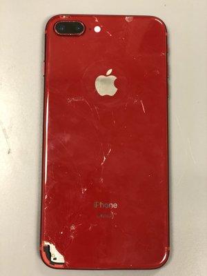 Back glass repair - before