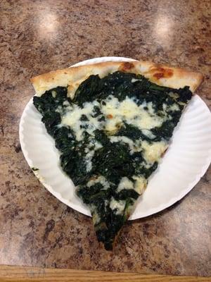 Spinach slice@ Pelham pizza