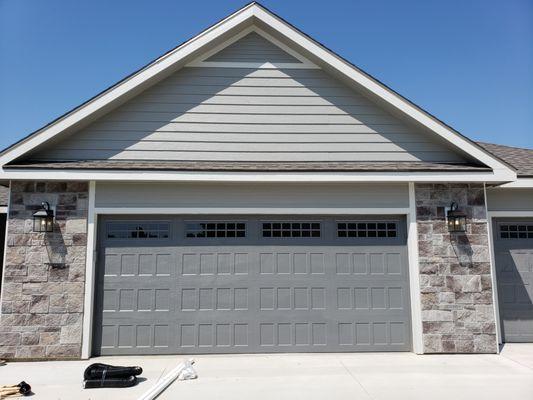 Garage wall lanterns are an easy way to customize and light up any driveway!