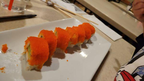 Golden California rolls