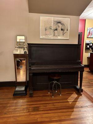 Piano in the hall