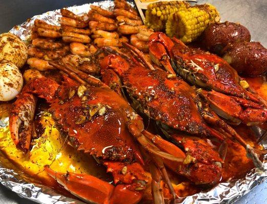 Blue crab & shrimp