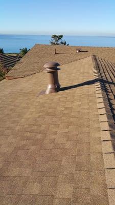 New roof we just completed in Dec 2015. Rancho Palos Verdes, CA.