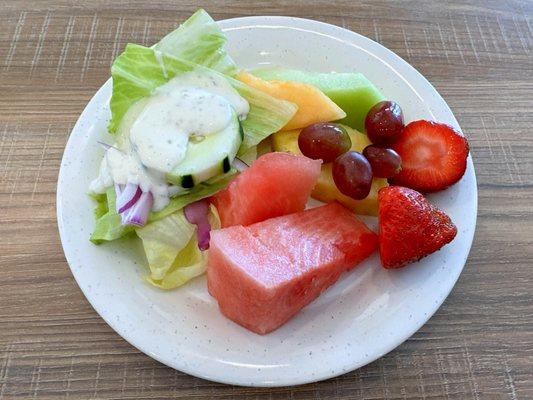 A Few Selections from the Fruit and Salad Bars