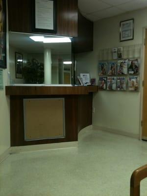 Reception desk