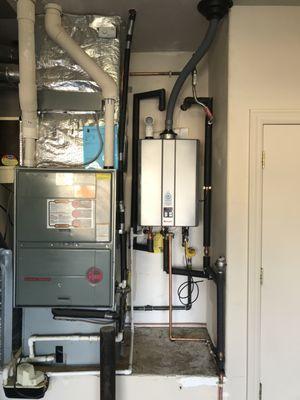 Tankless Water heater, endless hot water