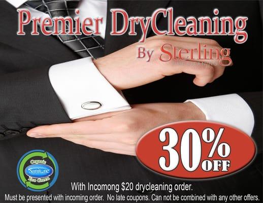 30% Off All DryCleaning