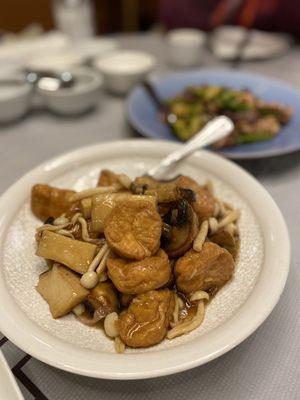 Japanese Tofu With Abalone Sauce