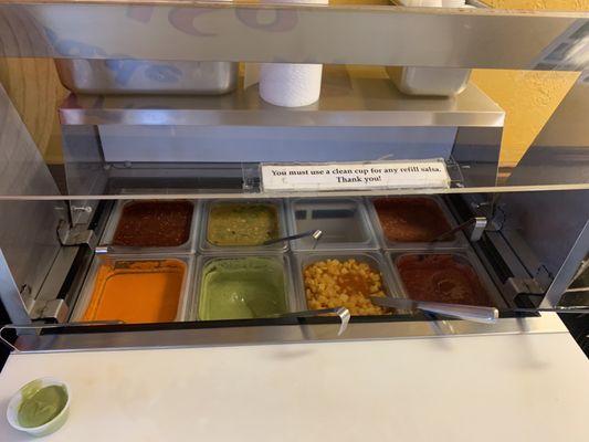 Salsa bar