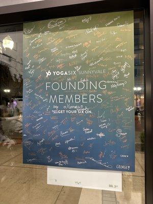 Founding members at Y6 for a great sign up offer !