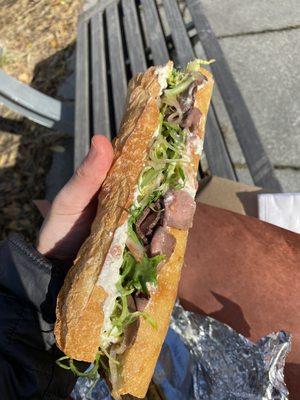 Roast beef sandwich