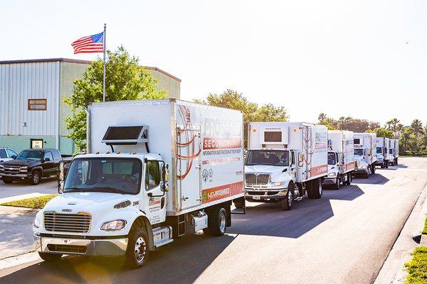 PROSHRED Truck fleet