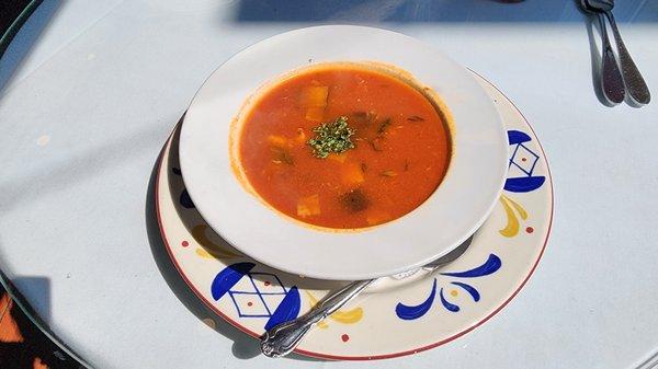 Shrimp & Eggplant Soup