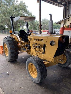 One of our old grade tractors made new again!