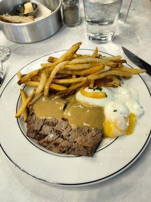 Steak and eggs