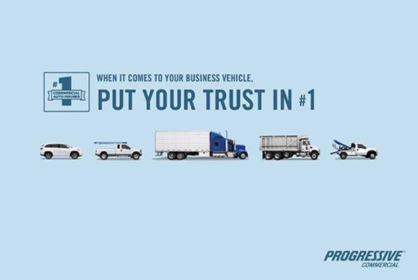 We're proud to work with the #1 commercial auto and truck insurer. Let's find the right policy to protect your business today!