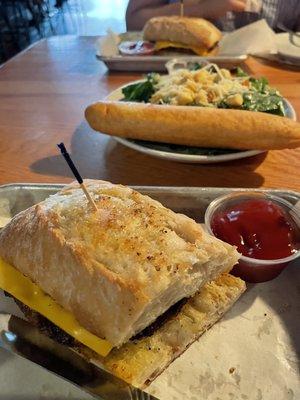 Guu's GCB with a side salad