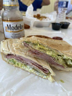 Mixed Cubano sandwich