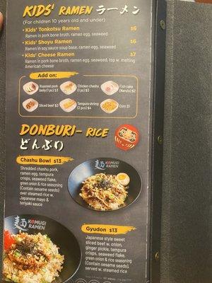 Kids ramen and donburi page 6