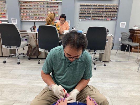 My fave pedi tech!