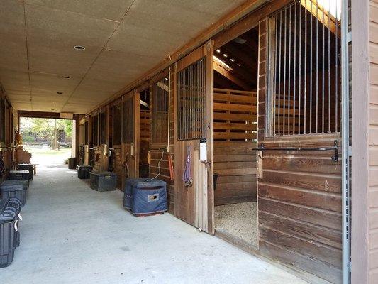 Inside of Barn 1