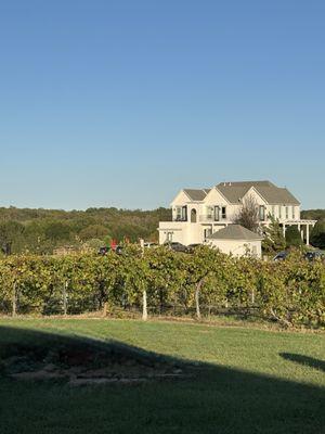 View of the winery and inn.