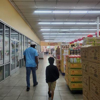 Inside of AZ International Supermarket, ask for Hieu Le for a great haircut!