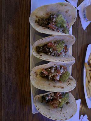 Steak Street Tacos $2 each on Tuesdays