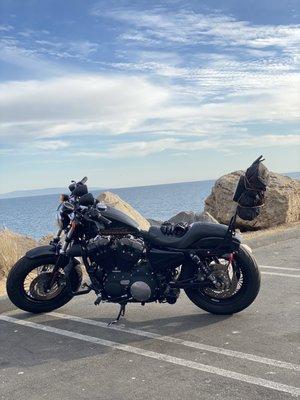 HD Forty-Eight w/ passenger foot pegs installed