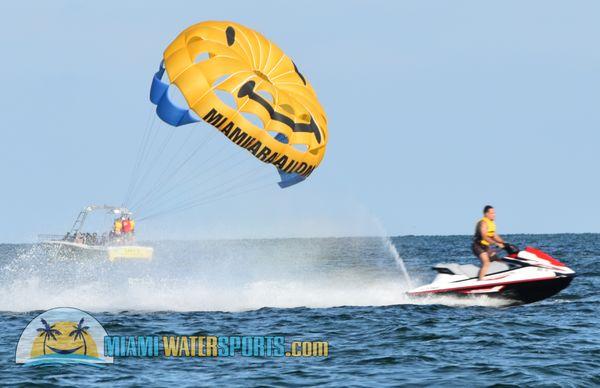 parasailing and jet ski combo